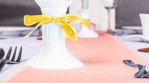 Saténová stuha - PartyDeco - žltá 12 mm x 25 m