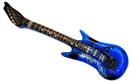NAfúknutá gitara VO FLAME FIRE ROCK 90 CM
