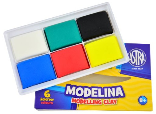 Modelovacia hmota ASTRA 6 farieb