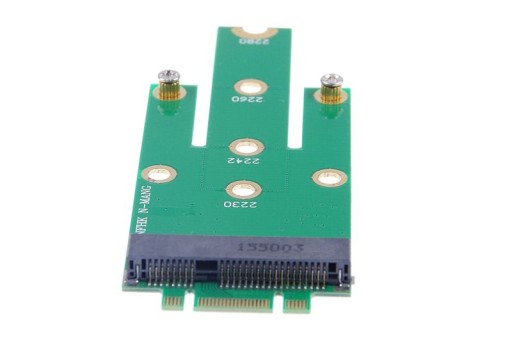 SSD ADAPTÉR KĽÚČ mSATA mPCI-E SATA3 na NGFF M.2 B