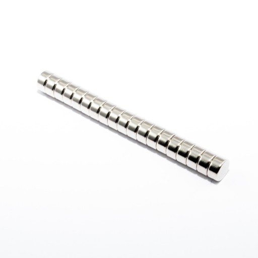 VALEC NEODYMOVÝ MAGNET 6x3 N38 SADA 25 ks