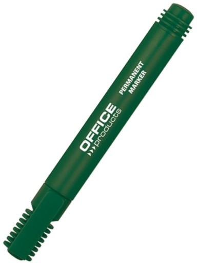 PERMANENTNÝ ZNAČOVAČ ZELENÉ PERO 1-3mm okrúhle kancelárske potreby x 12 ks