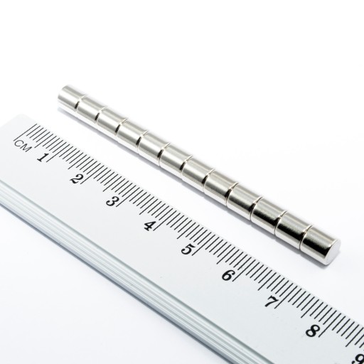 VALEC NEODYMOVÝ MAGNET 6x6 N38 SADA 15 KUSOV