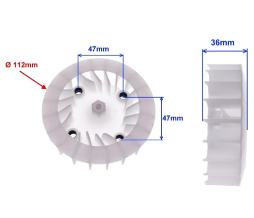 Ventilátor Magneta QUEST DELFIN WILGA VAPOR 4T GY6