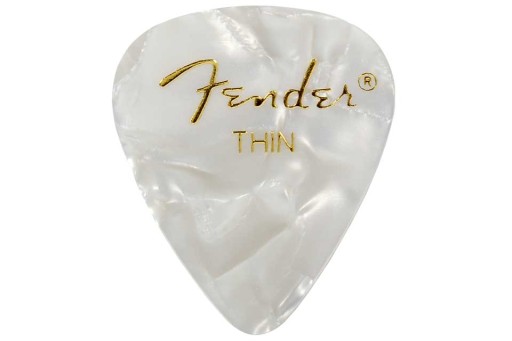 FENDER mäkký originál Premium White Moto Pick