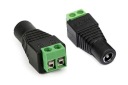 DC zásuvka s koncovkami 2,1 x 5,5 mm pre LED pásik