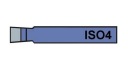 ISO4 široký sústružnícky nôž - NNPd - DIN4976 8x8mm
