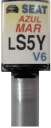 SEAT LS5Y V6 AZUL MAR LAKU NA ŠKRABENY ARA