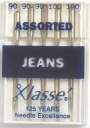 STROJOVÉ IHLY do JEANS veľkosť MIX - 5 ks - Klasse