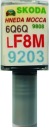 SKODA HNEDA MOCCA LF8M 9203 FARBA TEST ARA