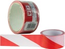 VÝSTRAŽNÁ PÁSKA BIELA ​​ČERVENÁ 48X33M EUROTAPE