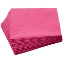 Obrúsky na stôl Trojvrstvové FUCHSIA ružové svadobné narodeniny 33x33cm 20 ks.
