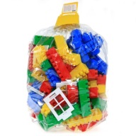 Tradičné stavebné kocky, doplnené oknami, kolesami atď. POĽSKÝ VÝROBCA