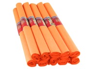 ORANŽOVÝ CRIPPED Tissue Paper 05 10 ROLLERS