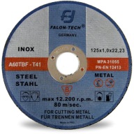 KOVOVÉ REZNÉ KOTOUČE inox 125 x 1,0 FALON TECH