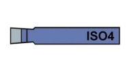 ISO4 široký sústružnícky nôž - NNPd - DIN4976 8x8mm