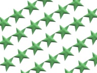 Dekoratívne aplikácie 0,5 m Star Full Green
