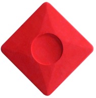Krajčírska krieda 5x5cm červené krajčírske mydlo