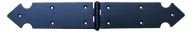 Poľský dekoračný stavebný pánt 350x50x2,3mm čierny