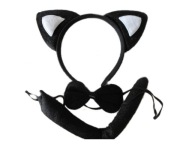 Mačiatko Mačiatko CAT EARS maškarný outfit DOBRÁ