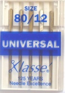 UNIVERZÁLNE STROJOVÉ IHLY veľ 80 -5ks- Klasse