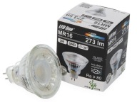 LED žiarovka MR16 3W 36' 273lm sklo denné svetlo 4000K