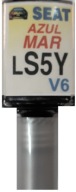 SEAT LS5Y V6 AZUL MAR LAKU NA ŠKRABENY ARA