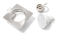 HALOGÉNOVÉ SVETLO SATÉN + LED 9W + GU10 SET
