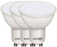 3x Sada GU10 LED žiaroviek 5W 450lm teplá biela