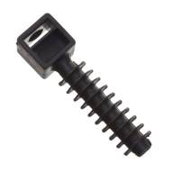 Upevňovací kolík na sťahovacie pásky, priemer 8 mm, čierny, vysoký