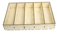 KRABIČKA S 5 PRIESTORMI ORGANIZÁTOR DECOUPAGE RZ78
