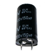 Elektrolytický kondenzátor 150uF 400V 41x22 85'C