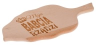 DREVENÁ KUCHYŇSKÁ DOSKA S GRAVÍM VAŠICH LISTOV