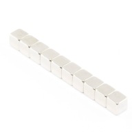 NEODYMIOVÝ MAGNET 6x6x6 N38 - 10 KS