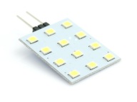 G4 12 LED 12V 2,4W 2835 SMD 200lm TEPLÁ BIELA