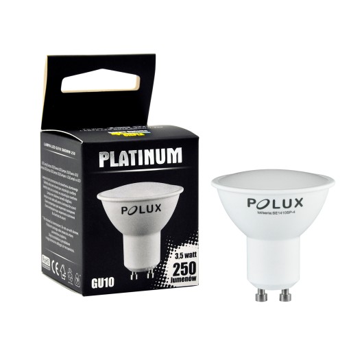 GU10 LED žiarovka 3,5W 250LM 3000K Teplá biela Úspora energie Bez blikania