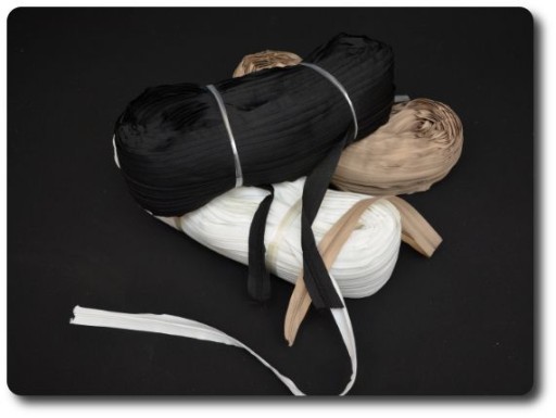 KRÉMOVÁ PÁSKA NA Zips 1m + Zips