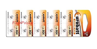 10x AG4 LÍTIOVÁ ALKAICKÁ BATÉRIA LR626 377 LR66 G4