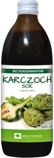 Alter Medica Artičoková šťava 500 ml na trávenie