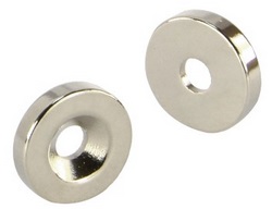 PRSTEŇOVÝ MAGNET 8x3mm otvor 6,3/3mm kruh (4960)