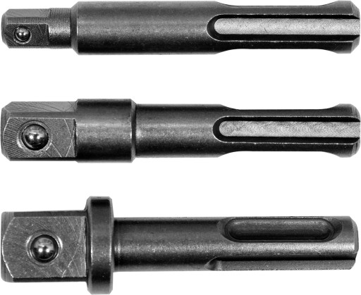 SDS-PLUS SADA ADAPTÉROV PRE ZÁSUVKY-1/4,3/8,1/2