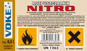 NITRO 0,5l VOKE rozpúšťadlo