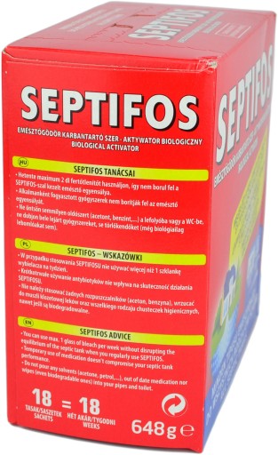 SEPTIFOS 450G/balenie 18 kusov/1 vrecúško