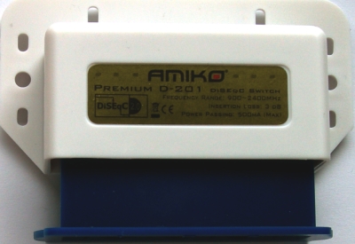 4/1 DiSEqC 2.0 prepínač Amiko Premium D-401