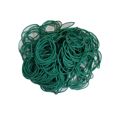 Gumičky 40X1,5X1,2 Zelené 1Kg