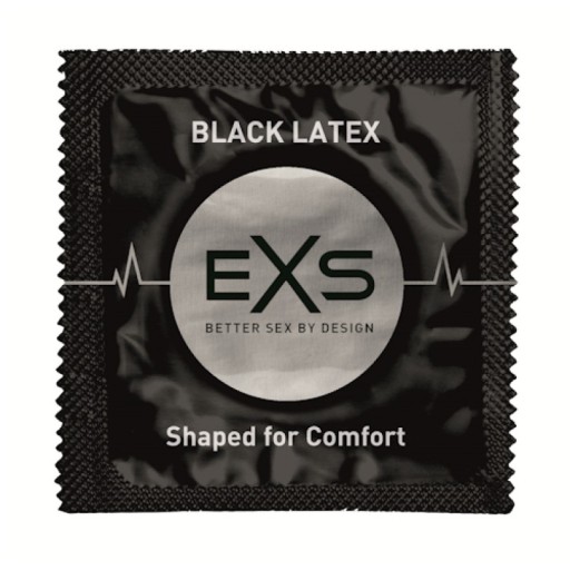 EXS kondómy BLACK LATEX pre rozmanitosť!
