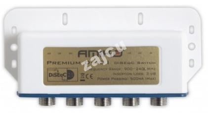 4/1 DiSEqC 2.0 prepínač Amiko Premium D-401
