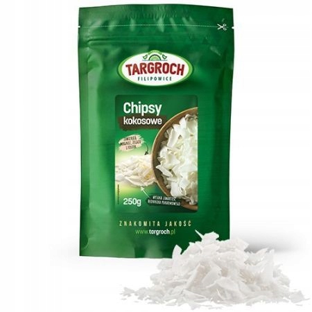 Prírodné kokosové lupienky 250 g Targroch