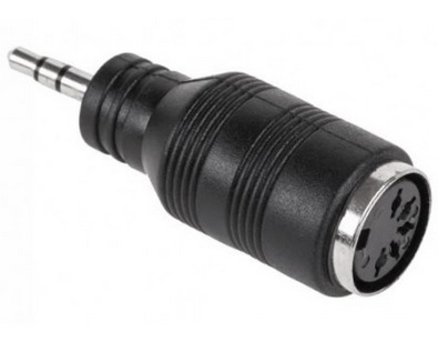 Adaptér DIN 5p zásuvka / wt jack 3,5 (0623