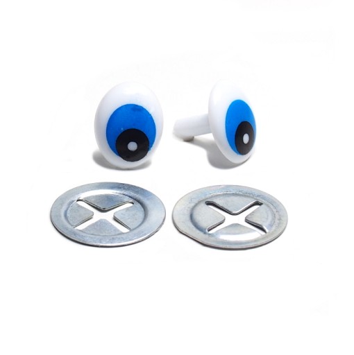 EYES ELIPSE BLUE MALÉ 13x10 mm - SCOGS